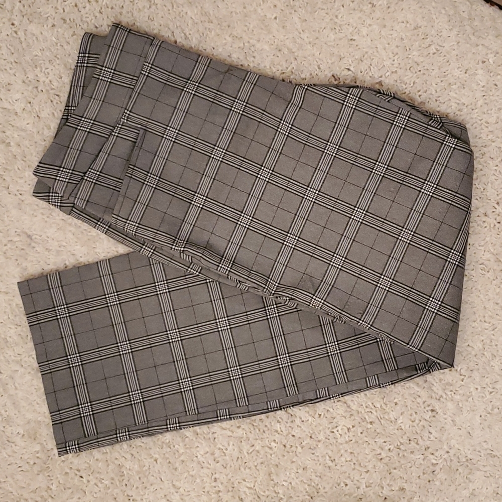 TIME AND TRU Plaid Trousers